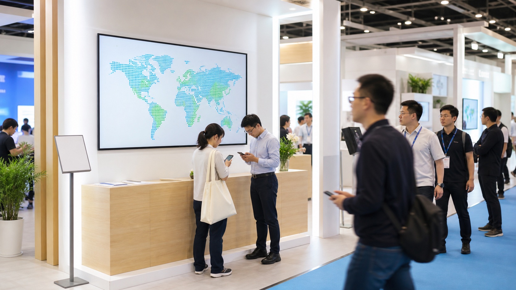 展览展会互动现场